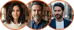 Avatars van tevreden Legacy Bitfundex gebruikers